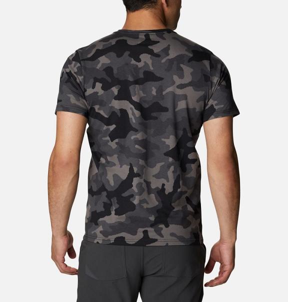 Columbia PFG T-Shirt Black For Men's NZ89730 New Zealand